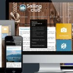 Website design and development for Sailing Club